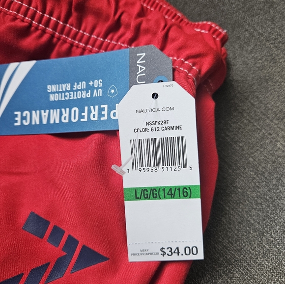 Boys large Nautica bathingsuit - Picture 2 of 5